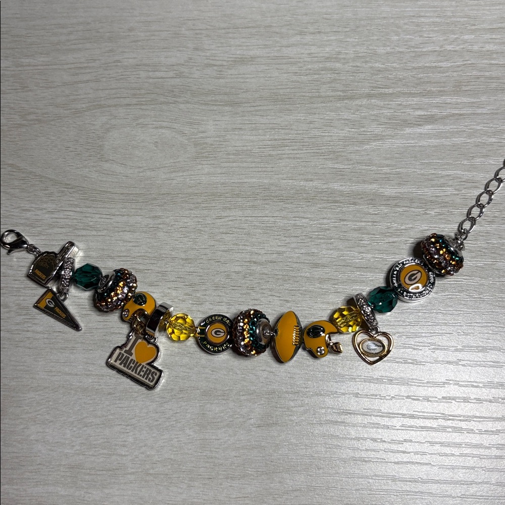 Green Bay Packers Charm Bracelet